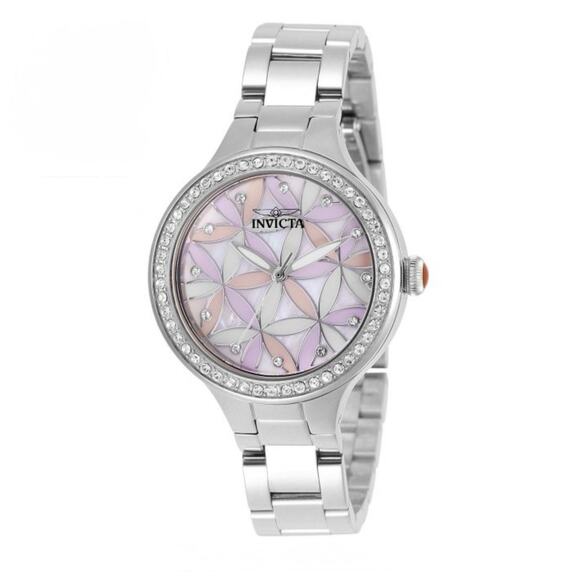 Invicta Wildflower Women\'s Watch w/ Mother of Pearl Dial-34mm, Steel (28823)-NEW main image 12